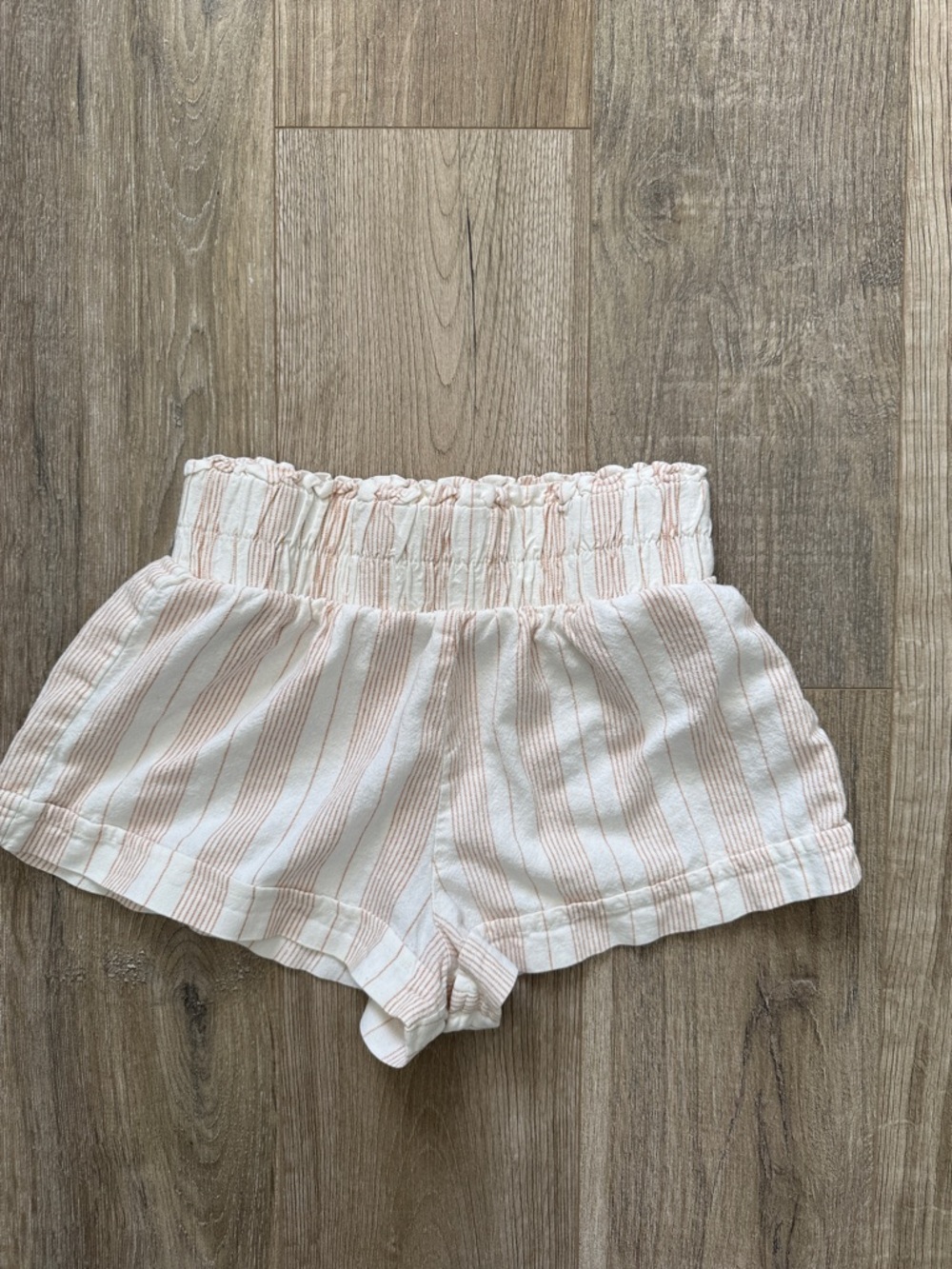 Girl Linen Blend Lightweight Shorts Size 8